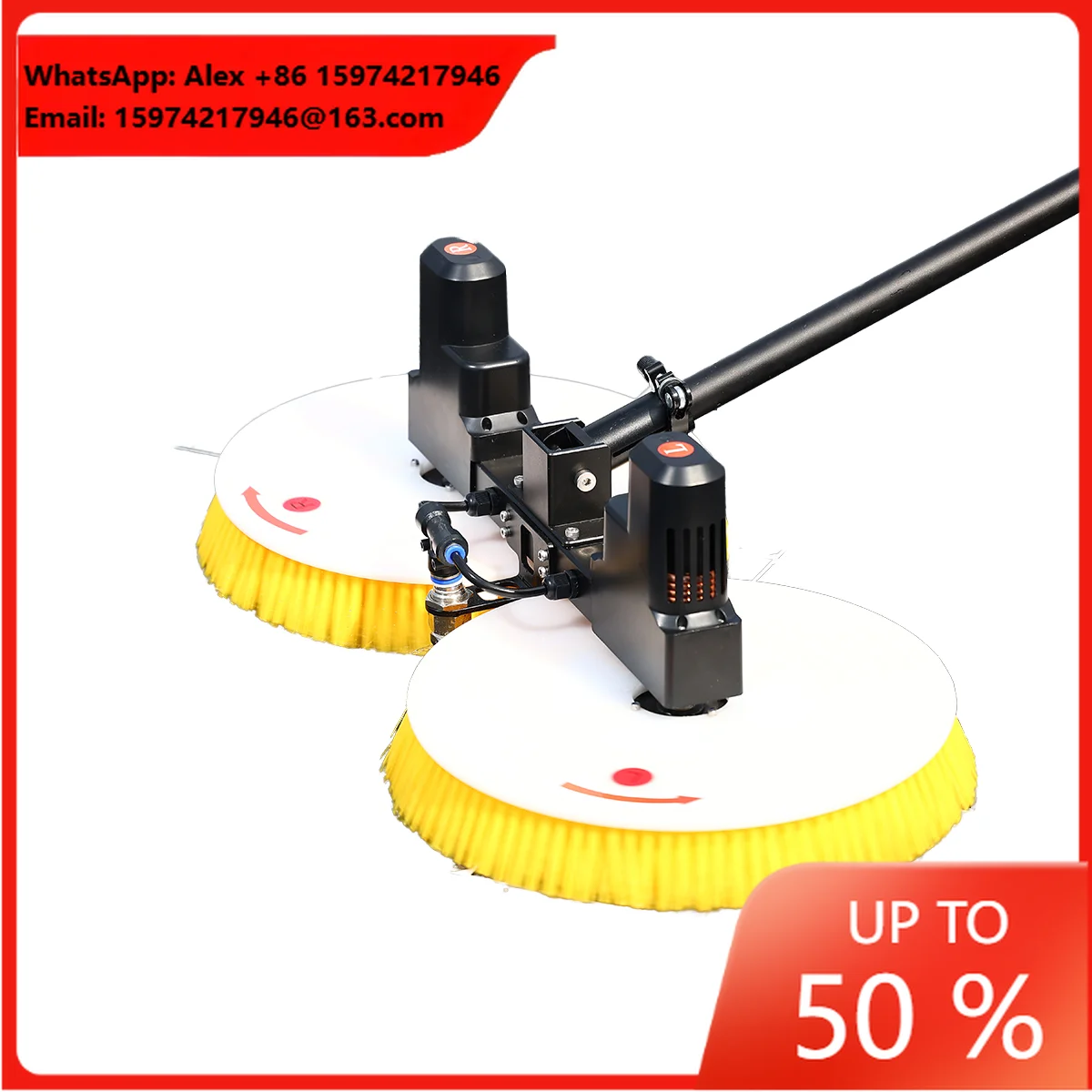 Telescopic Solar Panel Brush - 12/18/24 Ft Durable Alloy Telescopic Cleaning Tool For PV Systems