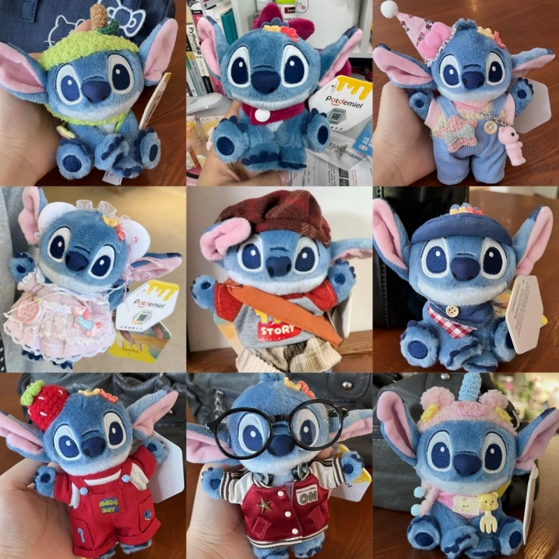 

Original Potdemiel Stitch Bag Pendant Cartoon Anime Lilo & Stitch Doll Cartoon Keychain High Strap Cute Quality Toys Gift Xmas﻿