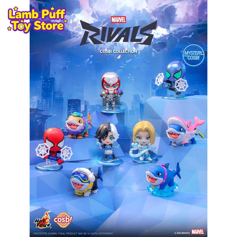 

Коллекционные мини-фигурки Hot Toys Rivals Blind Box: Человек-паук, Магнето, Джефф, Ленд Шарк. Официальная коллекция Cosbi. Модели, декоративные игрушки, подарок.