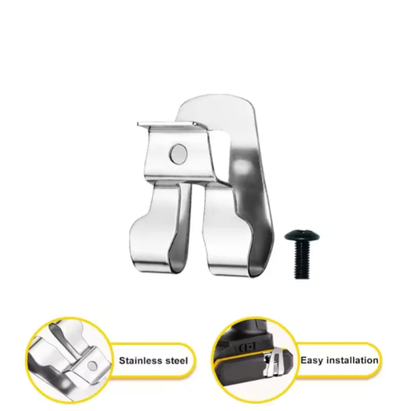 

Крепление для ремня Ryobi с винтом, крючок для инструментов Ryobi Ridgid 18 В, сменный крючок для ремня из нержавеющей стали для дрелей