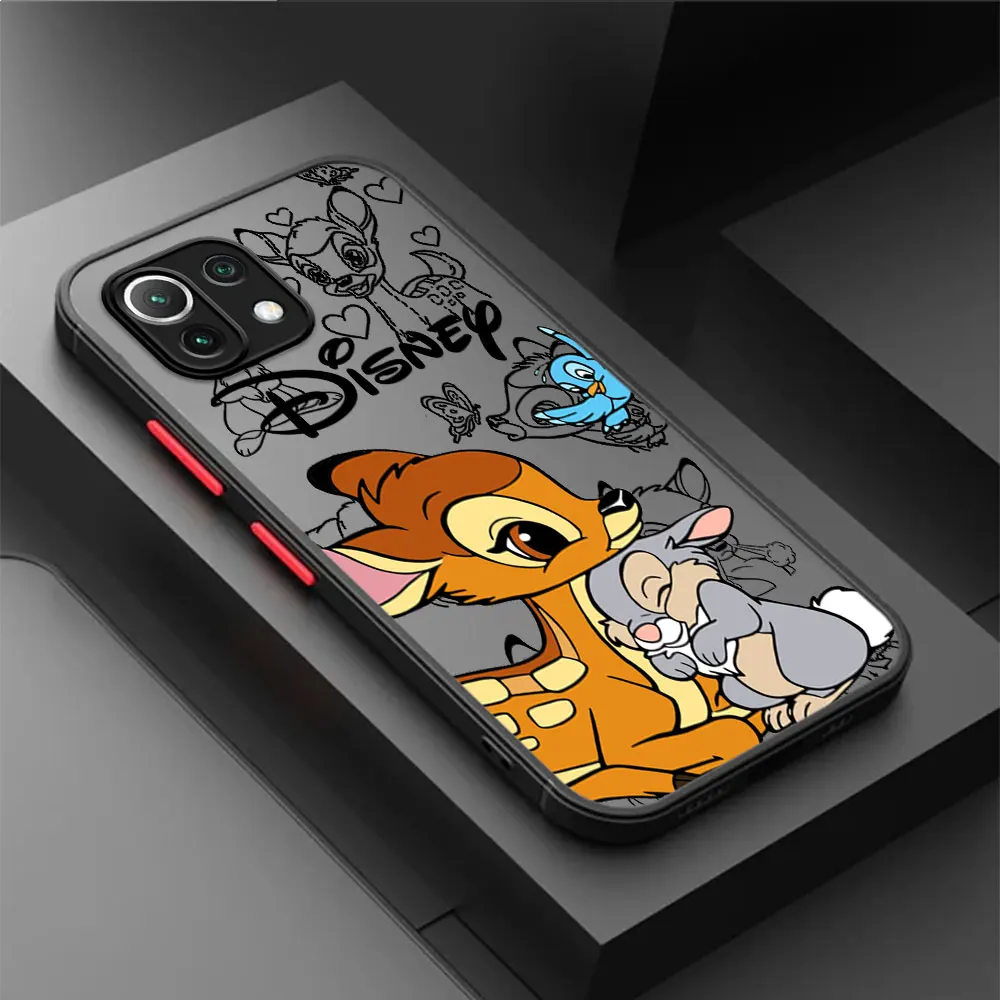 Disney Bambi Deer Phone Case for Xiaomi Mi 9T 11 Lite 12 13 Pro Note 10 Lite 11T 12X 10T 13 Ultra 12T Pro Shockproof Cover