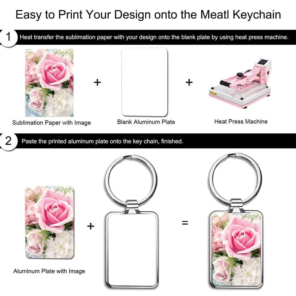 Special link, please contact customer service before payment/50pcs Heat transfer keychain image 3