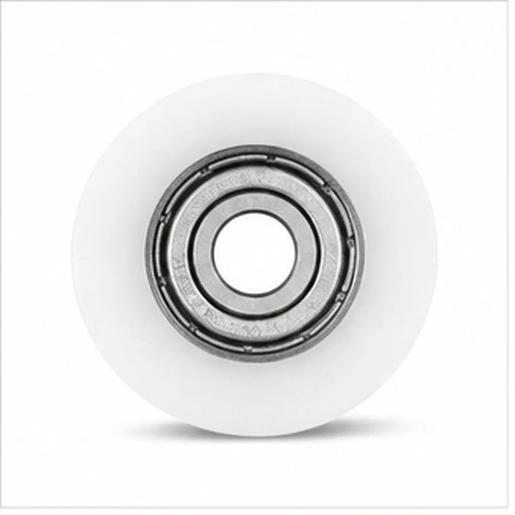 5Pcs Pom Bearing Pulley Guide Wheel for Sliding Doors U Groove Roller Smooth Quiet Operation Replacement Door Track Wheel