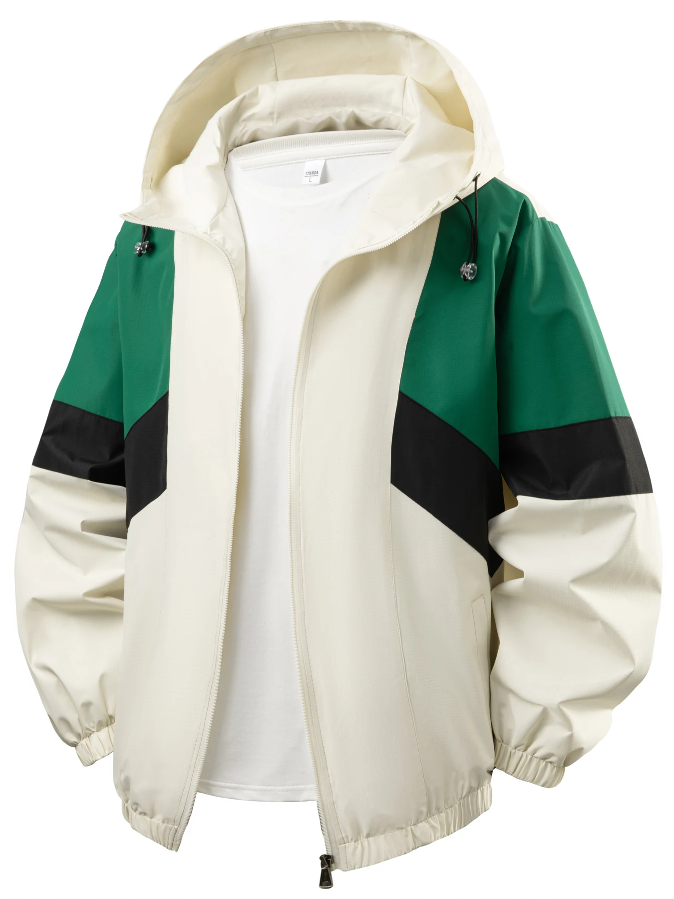 

Autumn and Winter Plus-Size Men's Color-Blocking Versatile Jackets, Outdoor Sports Jackets, Cardigan Hooded Zipper Jackets