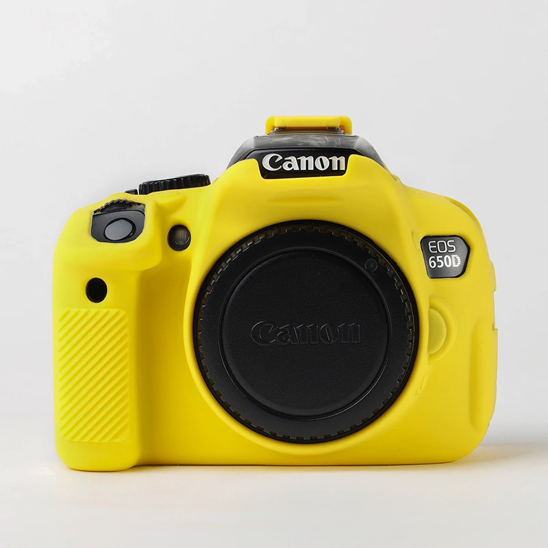 Funda de silicona para cámara SLR, bolsa suave para fotografía, Canon EOS 650D 600D 700D