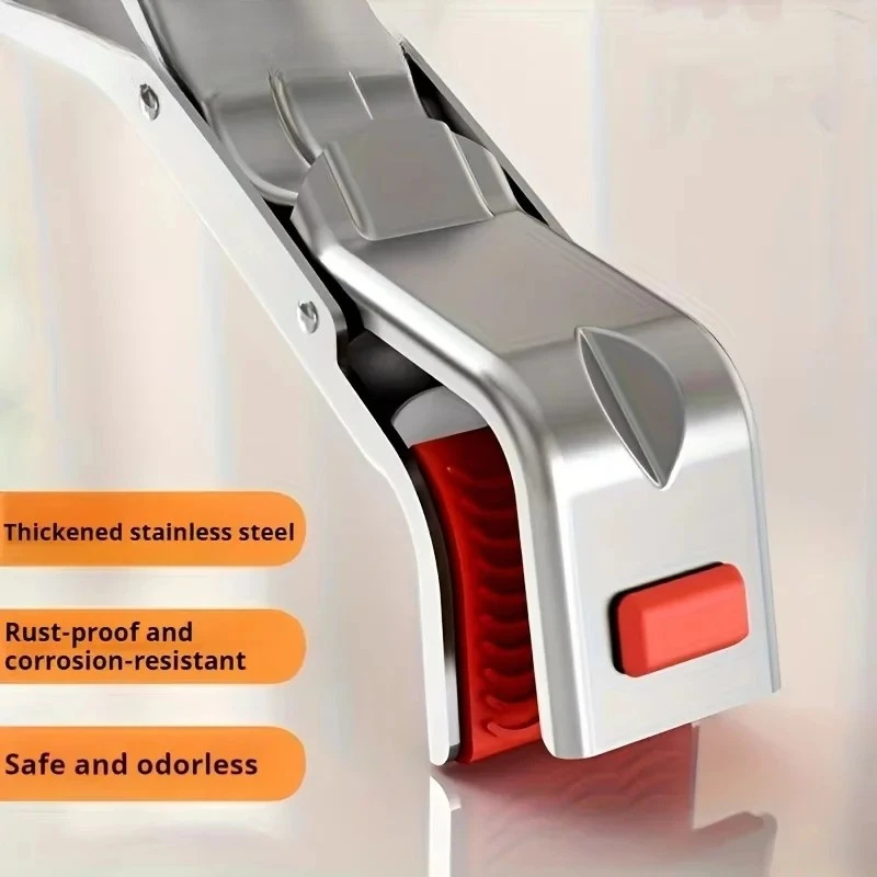 1pcs Anti-scalding Clip Hot Bowl Holder Dish Clamp Pot Pan Gripper Clip Air Fryer Dish Plate Retriever Tongs Kitchen Supplies