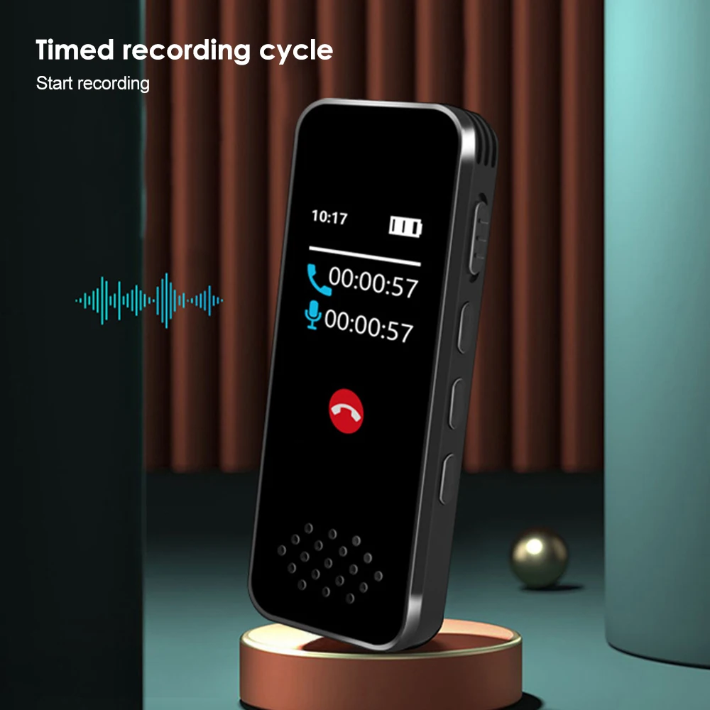 Intelligent HD Noise Reduction MP3 Audio Recorder With Bluetooth Mobile Phone Call Recording Voice Activation Recording Password