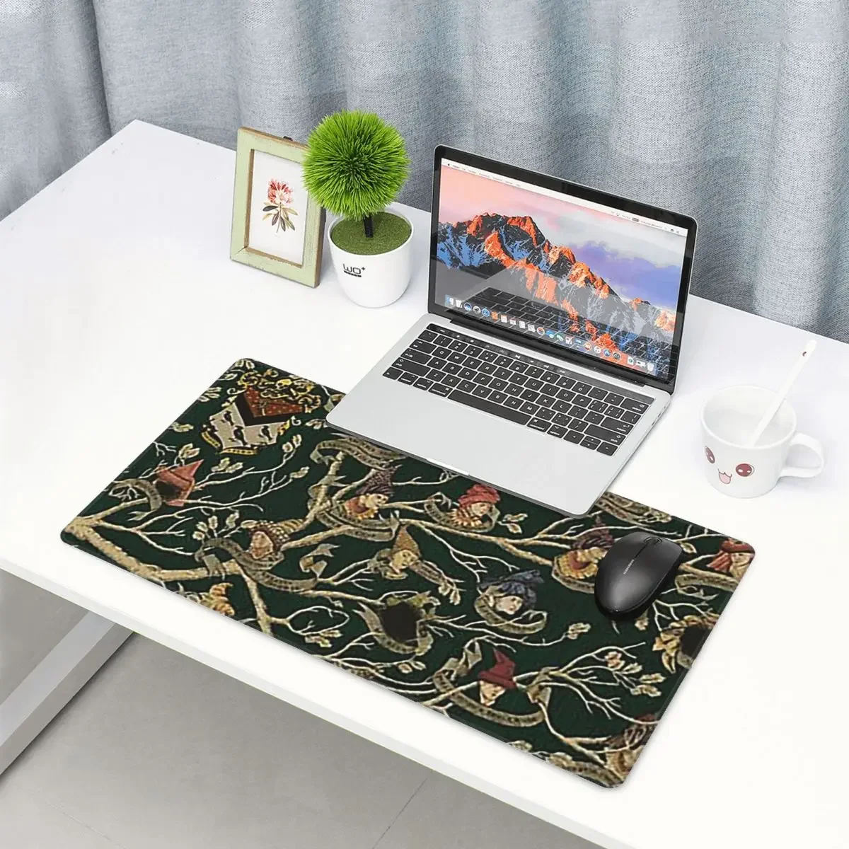 Large Mouse Pad Noble House Of Black Famil Gamer PC Laptop Mats Keyboard Carpet Computer Gaming Office Accessories Desk Mat