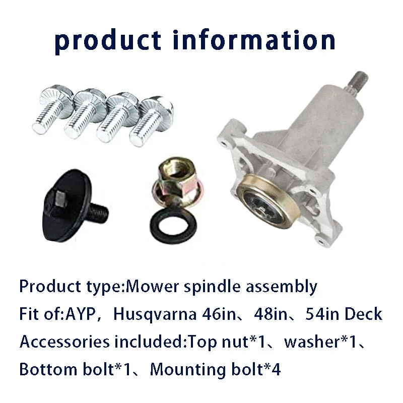 Lawn Mower Spindle Assembly Suitable For AYP 187292 532-1872-92 Replacement Parts Compatible With 532187292 192870 532192870