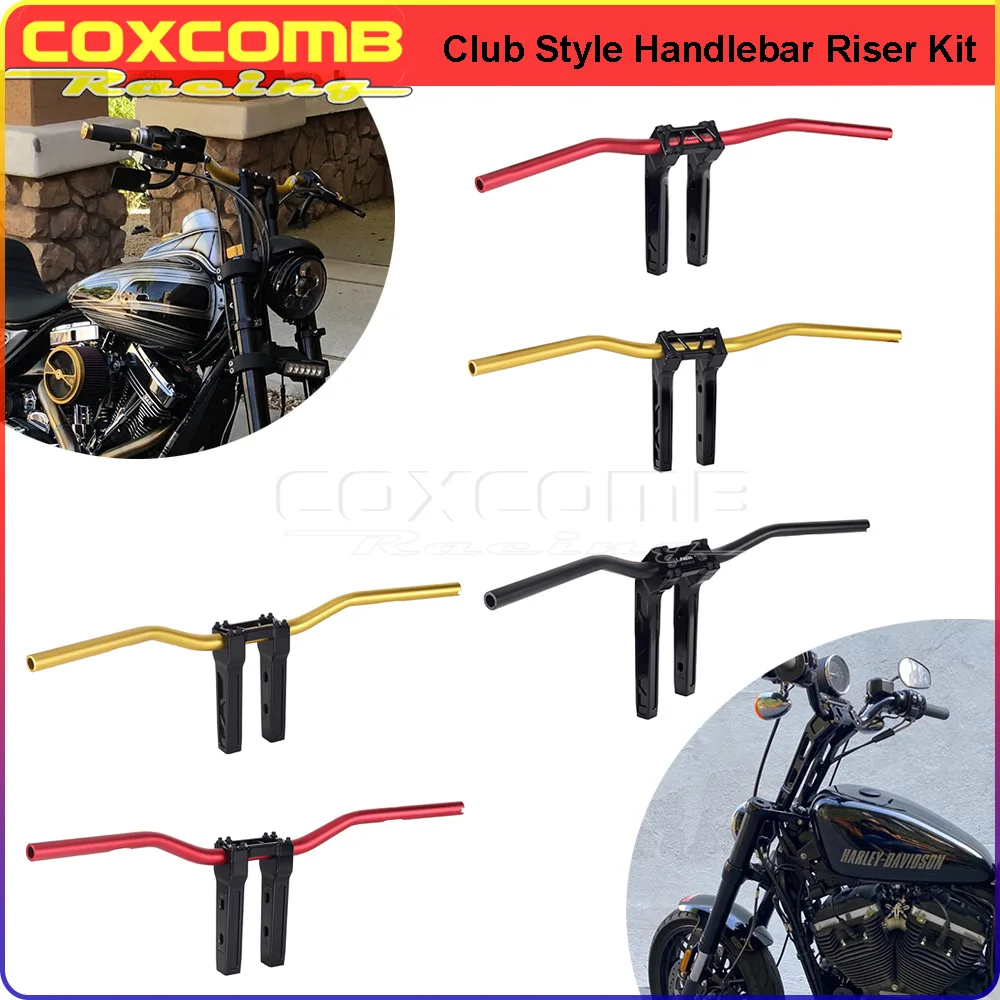 32mm T Bar Tapered Forbidden Handlebar Club Style Modular Top Clamp Handlebar Riser 6-12