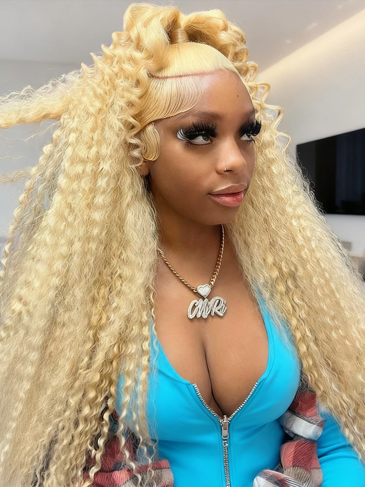 

30 40 Inch 613 Human Hair Wig 13x6 Hd Lace Frontal Wig 13x4 250% Density Water Wave Deep Wave Curly Human Hair Wigs For Women