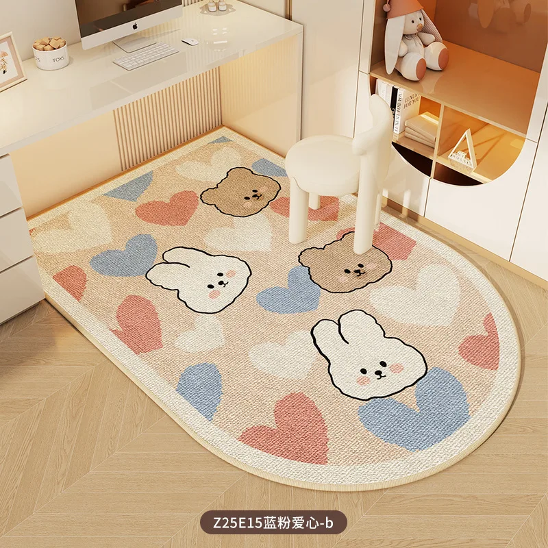 VIKAMA Dressing Table Chair Mat Bedroom Study Computer Chair Desk Study Chair Sound Insulation Protection Mat Home Decoration