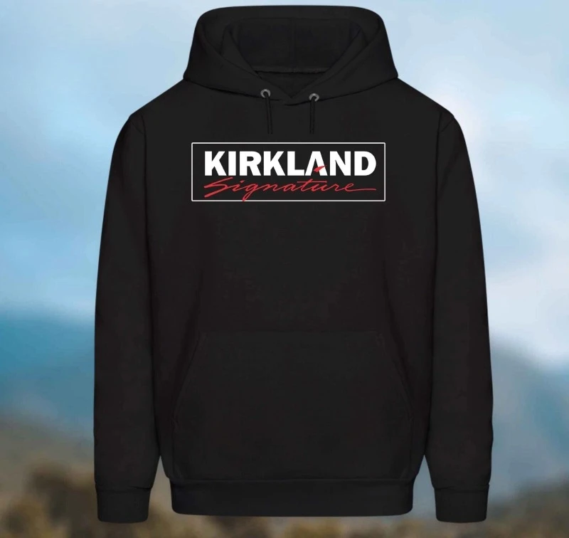 

2025 Autumn and Winter Kirkland Signature Men's Black Size S To 3XL High-end Luxury Is for Both Men and Women Top Y2k