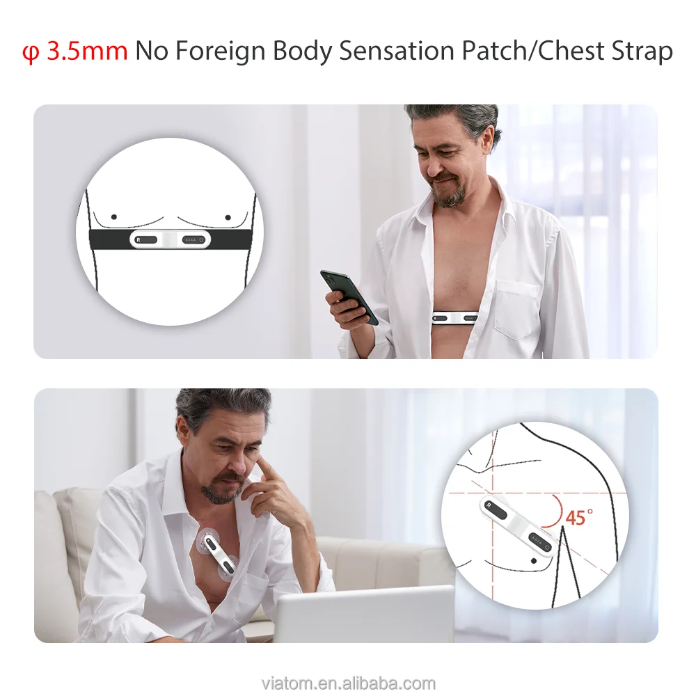 ER1-LW 72 Hour Holter ECG Marker Ecg Holter Monitor Ecg Holter Recorder Portable Single-Lead Monitor