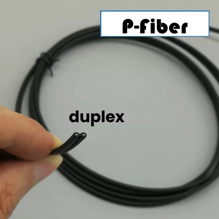 

Plastic fiber optic cable 1mm 1.0*2.2mm Mit subi shi fiber core single core dual core can replace SH-4001/4002 20m