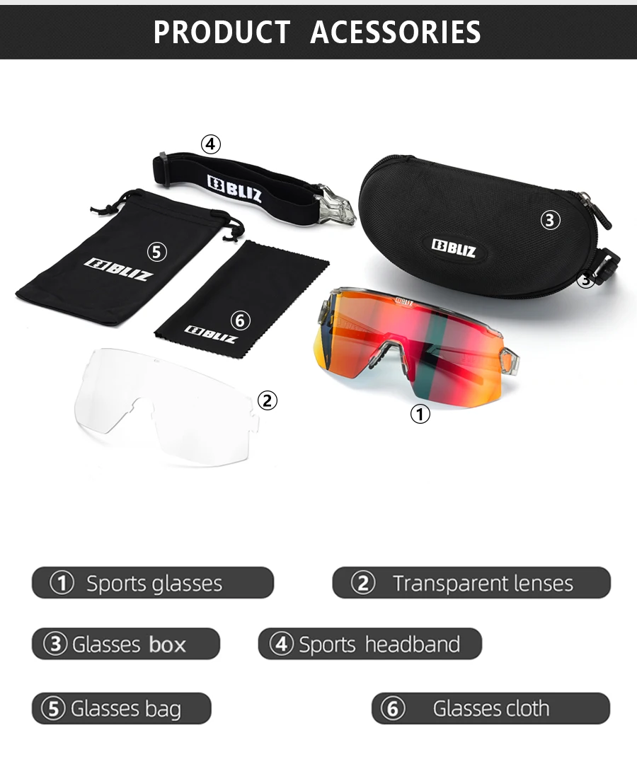 2026 B BLIZ Breeze Neue Polarisierte Radsport-Sonnenbrille UV400-Schutz Sportbrille für Männer Frauen MTB Rennrad Fahrradfahren – Detail 11