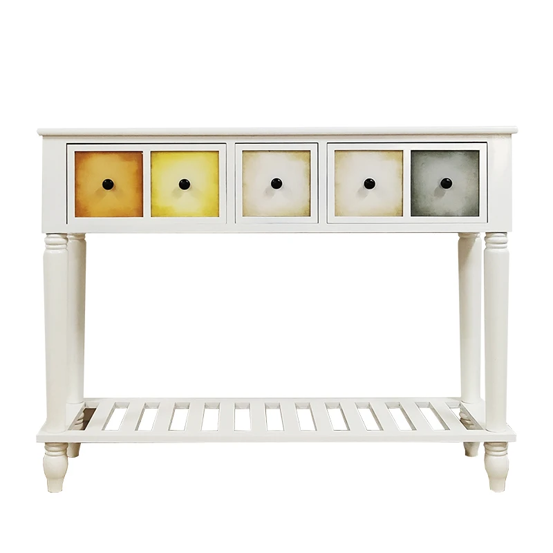 

Solid wood flower stand Balcony shelf Floor-to-ceiling porch decorative cabinet Living room by wall cabinet Narrow table