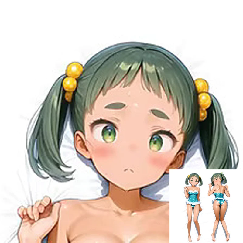 

Dakimakura Anime Pillow Cover Beauty With Giant Breasts Double Sided Print 2Way Cushion Cover Xmas Gifts