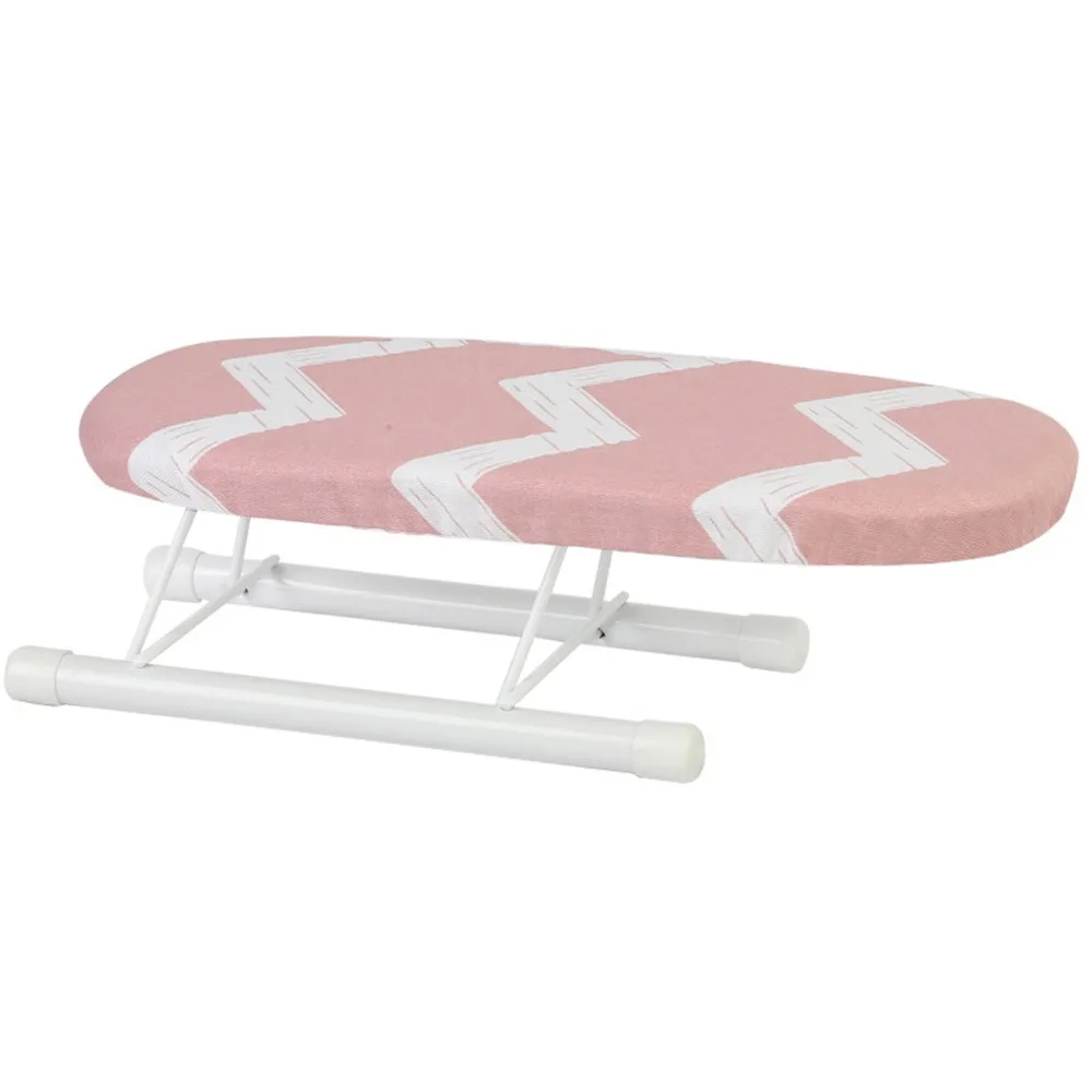 Mini tabla de planchar plegable, estante para tabla de planchar resistente al calor y ahorra espacio, soporte de planchado de escritorio ligero
