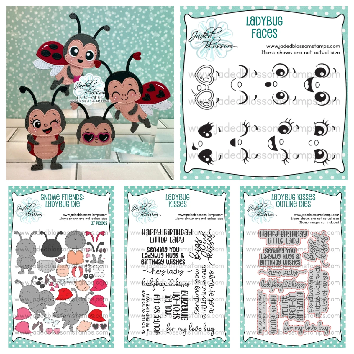 

Gnome Friends: Ladybug Dies Metal Cutting Dies Stamps for DIY Making Greeting Card Scrapbook Decoration Embossing Template