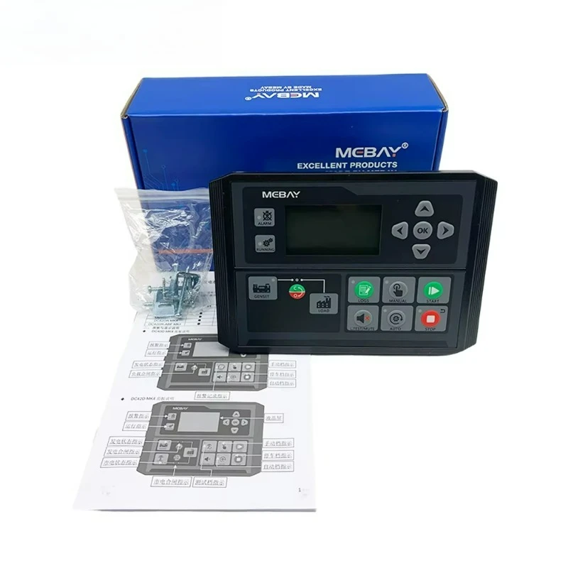 Auto Generator Control Panel DC40D MK4  Plastic Diesel Genset Spare Parts