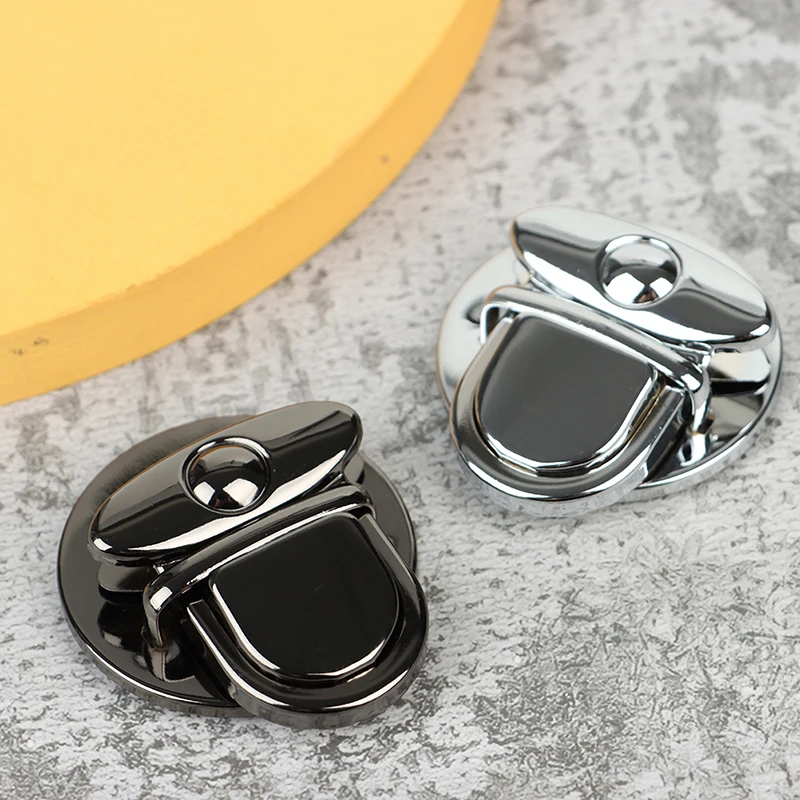 2x Metal Lock Bag Case Buckle Clasp For Handbags Shoulder Bags Purse Accessories