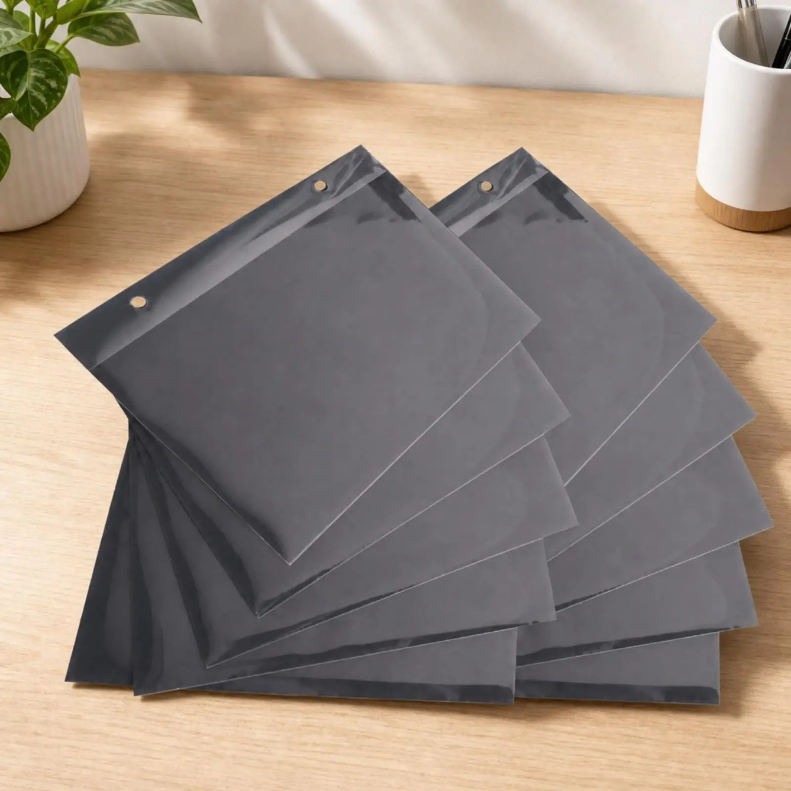 10 Pack Music Score Folder Clear PP Sheet Protector for Marching Lyre Standard Holder Double Sided Page Keeper