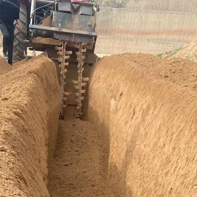 

【Hot】New Excavator Hydraulic Chain Trencher Ditching Machine Digger for Farming Tractor with Motor Pump Engine for Home Use