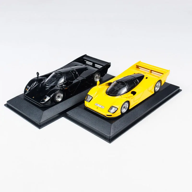 Diecast escala 1:64 Porsche DAUER 962 GT 1994 modelo de coche de aleación de simulación pantalla estática juguete coleccionable regalo decoración recuerdo