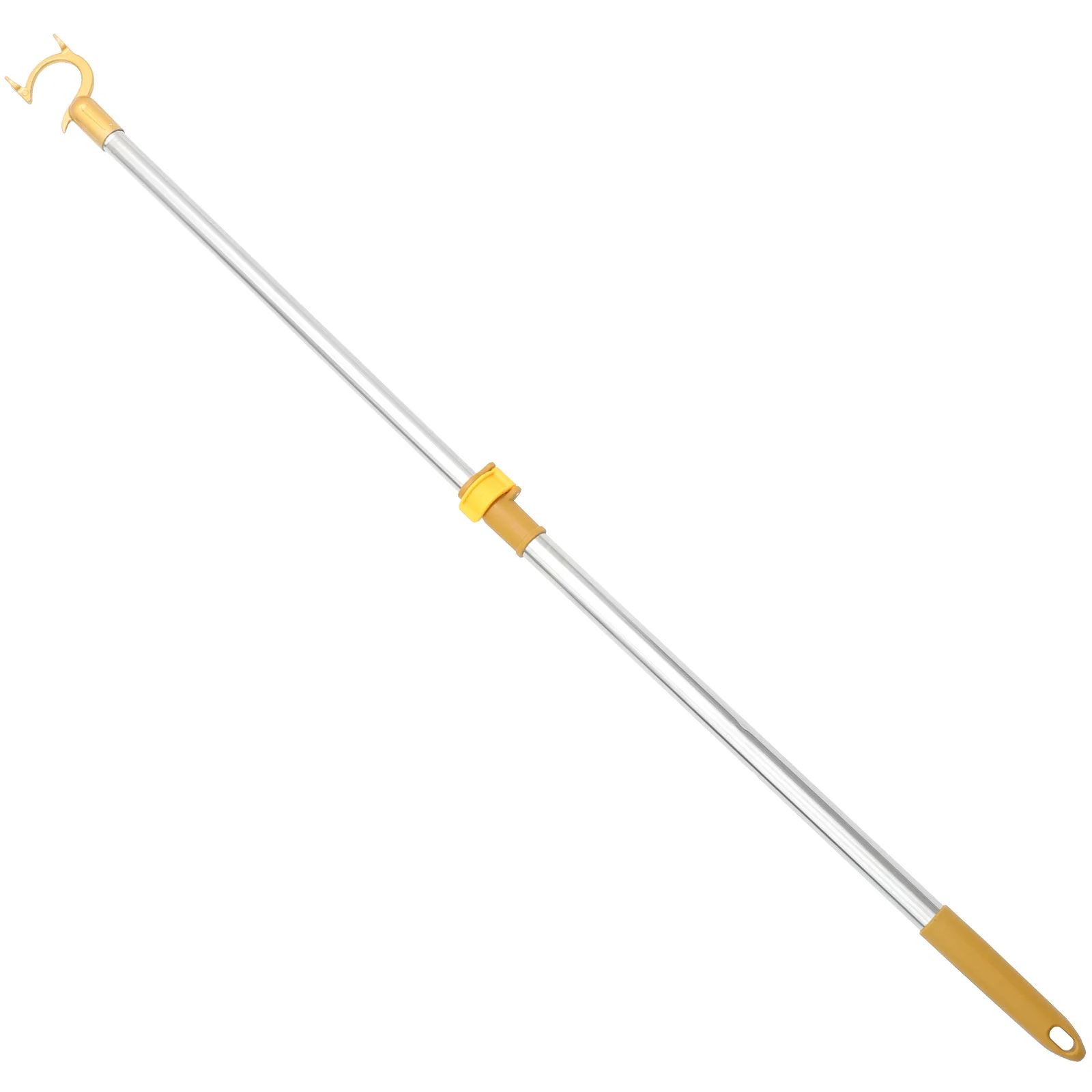 

Lightweight Clothes Reach Pole Adjustable Length Clothes Rod for Home Laundry Drying Hanging Garments Easy Storage