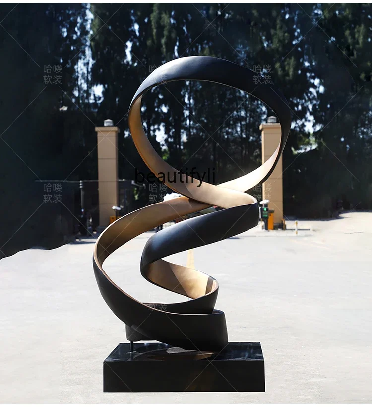 

Large floor-to-ceiling ornaments Outdoor garden landscape FRP sculpture Sales office Lobby Art installation