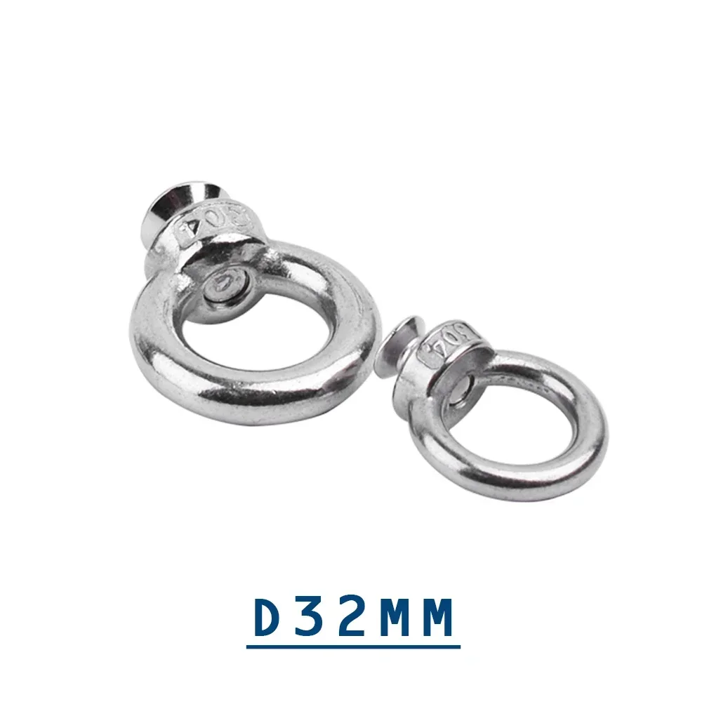 1/2/5/10PCS D32 Strong Magnet Hook Fishing Magnet Deep Sea Fishing Magnet Bracket Ring Strong Magnetic Hook Magnet Finder Dia32