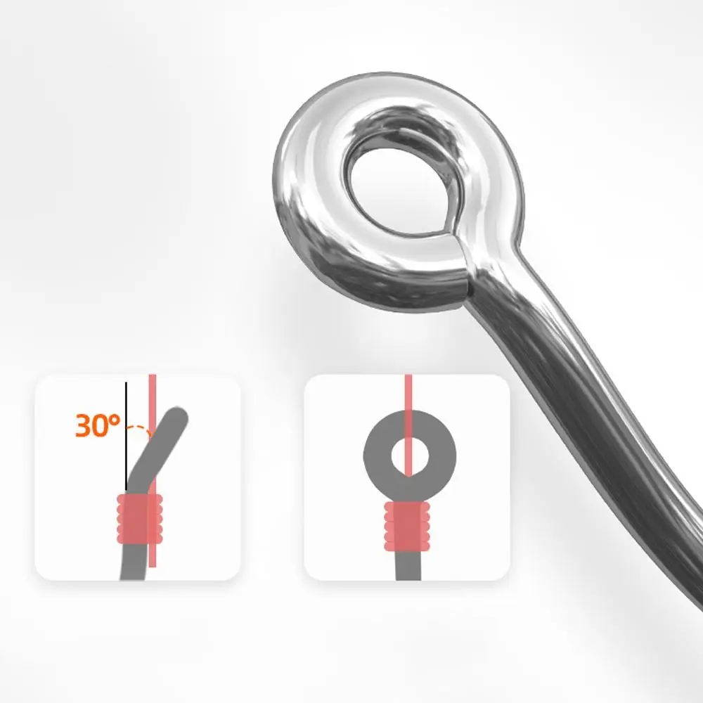 

12Pcs/Pack High Carbon Steel Automatic Flip Fishhook With Eye Sharp Barbed Fishing Hook Anti Slip Fishing Tackle