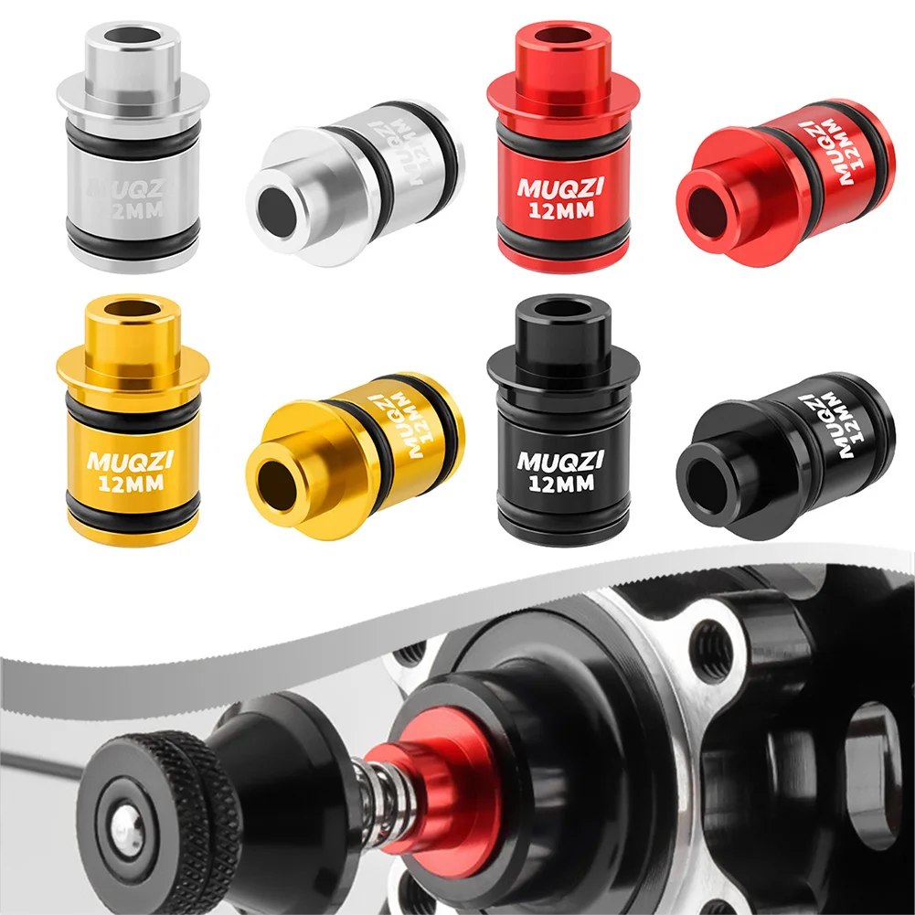 Cycling Accessories Silver Thru-Axle To QR Freehub CNC-Machined Aluminum Lightweight Design Color Options Available