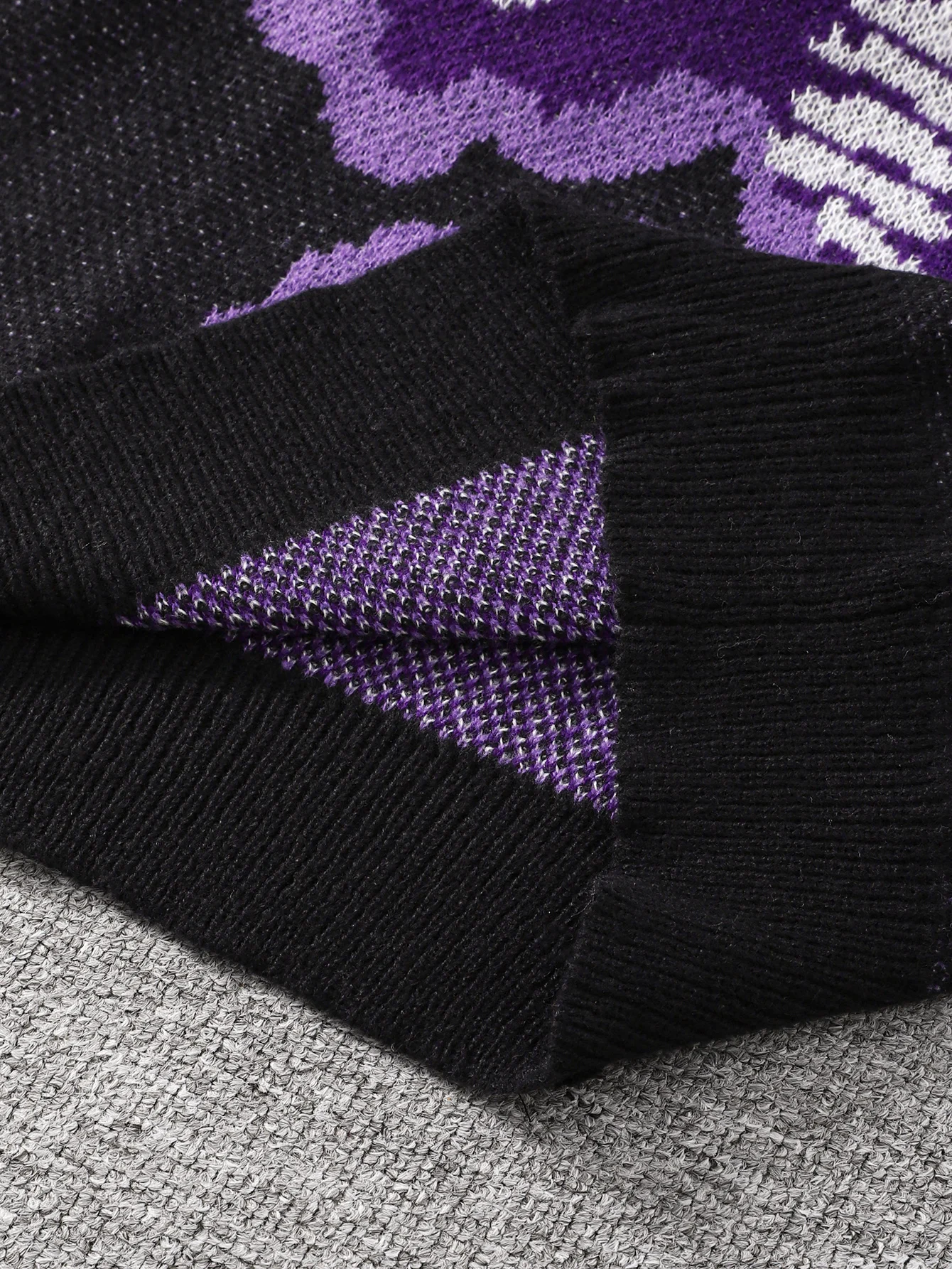 Herbst- und Winter-Pullover mit niedlichem Hundemotiv, doppelseitigem Jacquardmuster, lässiger Rundhals-Strickpullover für Herren, geeignet für den täglichen Gebrauch, Unisex-Oberbekleidung. – Detail 17