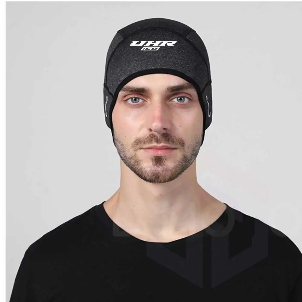 Para suzuki uhr150 crânio boné forro de capacete com furos de óculos, boné de ciclismo térmico de inverno para homens e mulheres, gorro de ciclismo