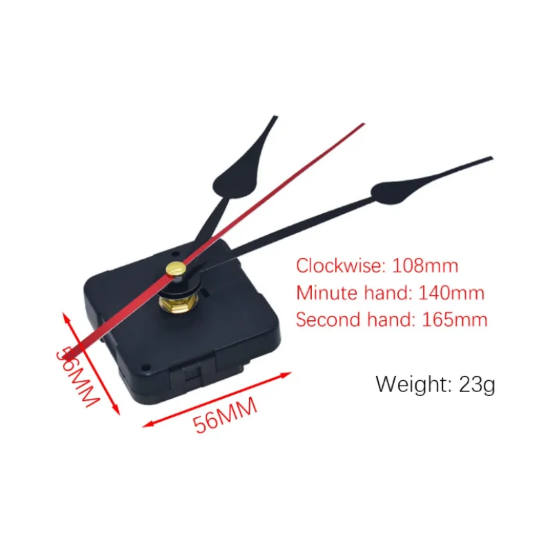 Mute DIY Quartz Clock Clock Mechanism Wall Clock Movement Mechanism Parts Repair Replacement Essential Accessories