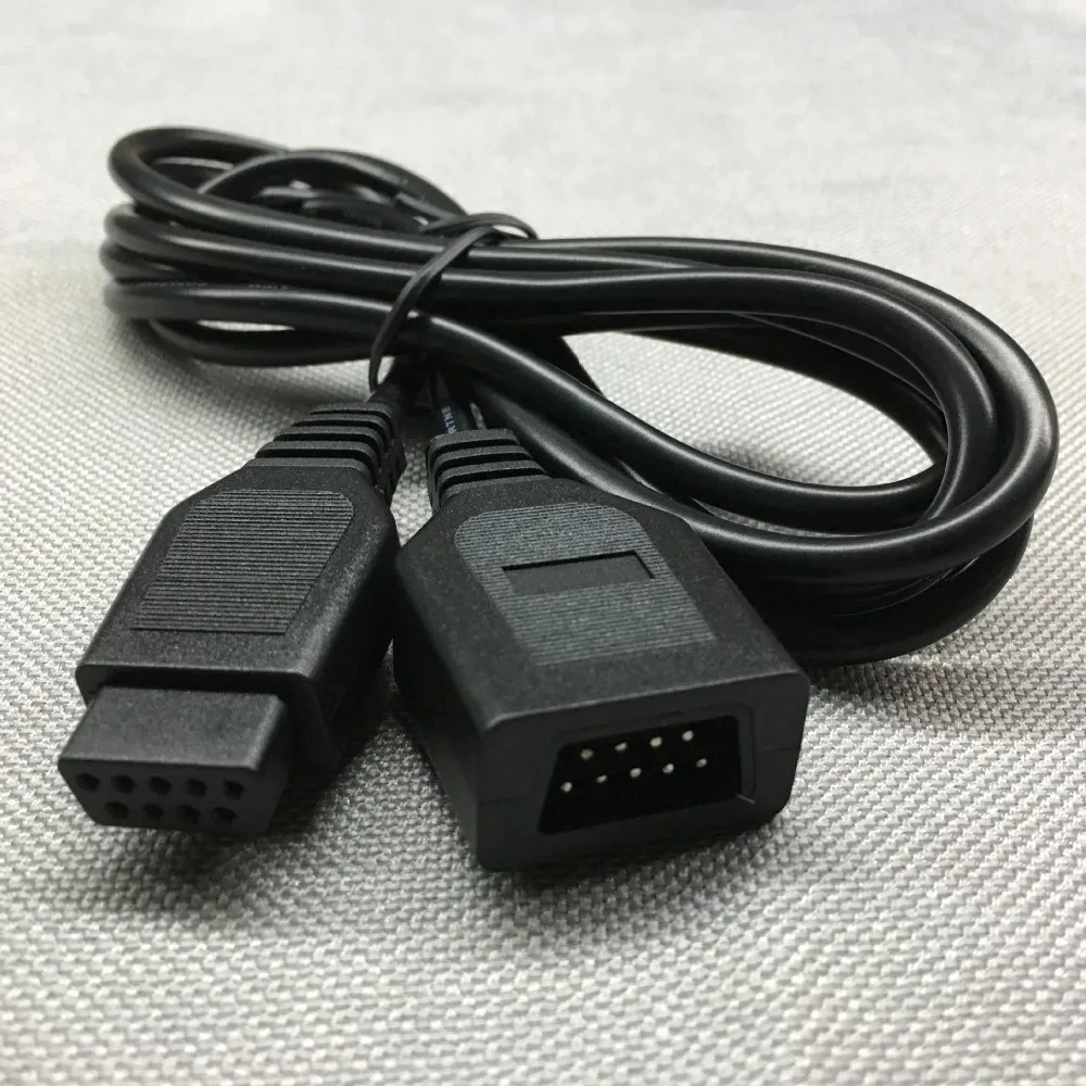 100 pcs Hot sale Controller extension cable for sega megadrive genesis amiga atari commodore