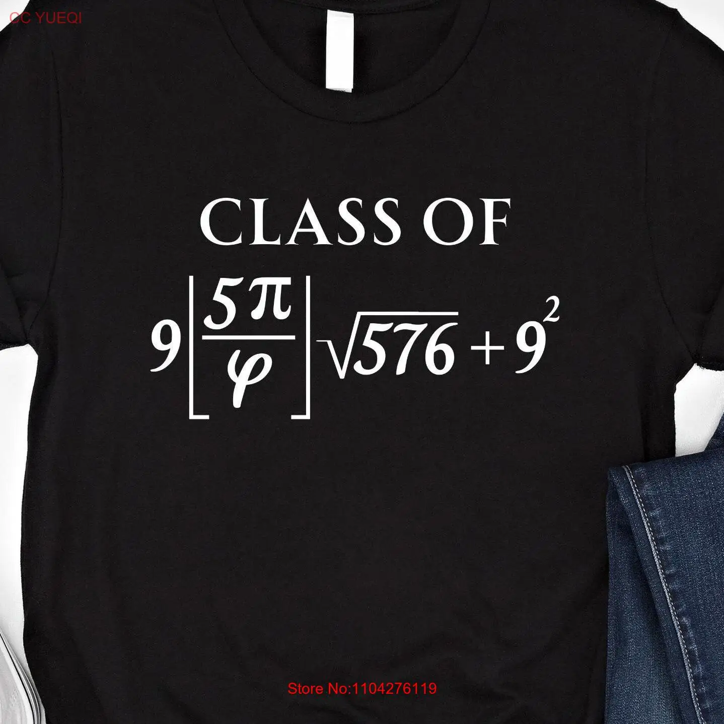 

Class Of 2025 T Shirt Funny Math Nerd Senior Graduation Equation Geek Graduate long or short sleeves