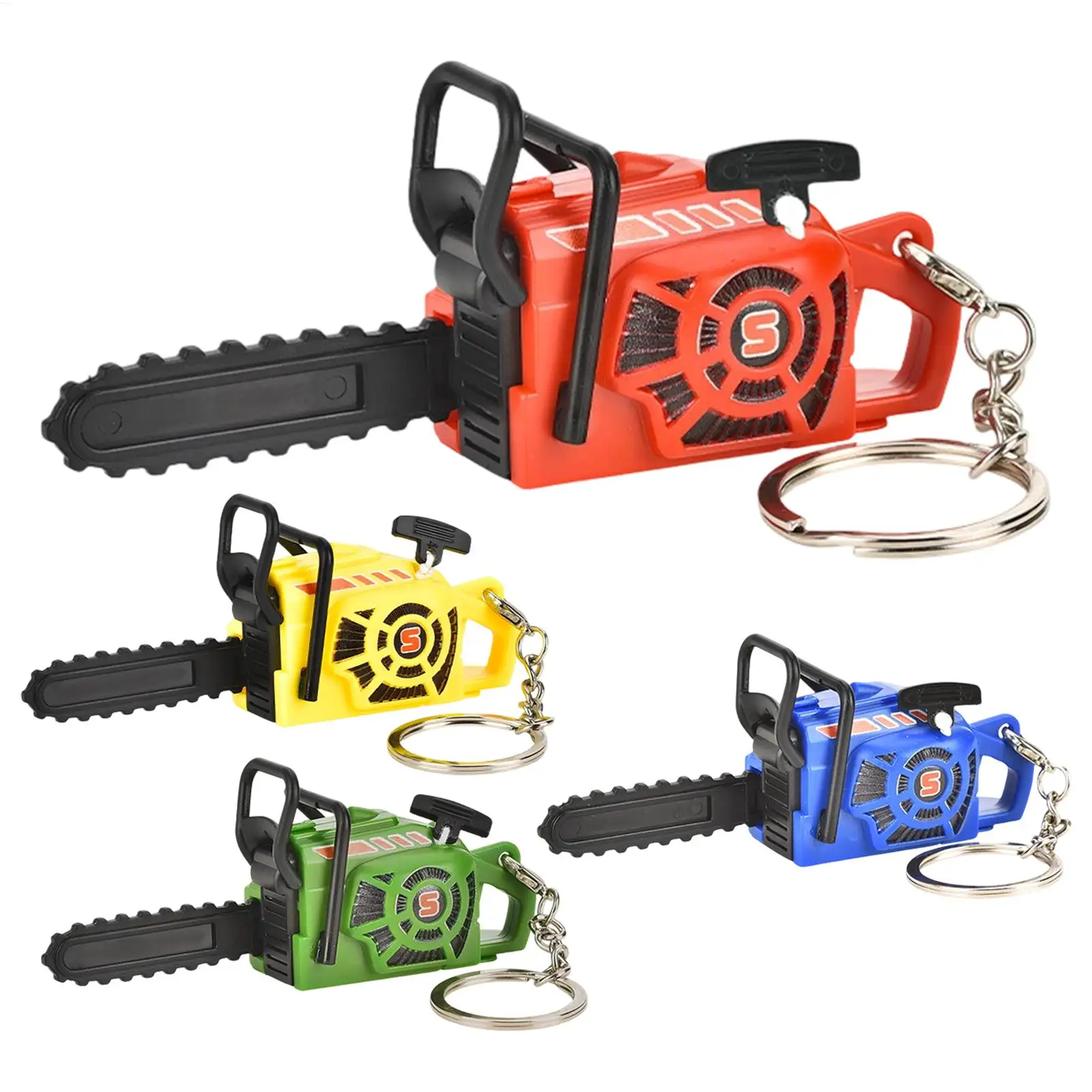

Игрушечная бензопила с вытяжным шнуром, имитация строительного инструмента, электрическая игрушка-розыгрыш для мужчин, парней, украшение для повседневной сумки/кошелька