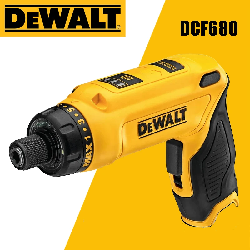 DEWALT-destornillador eléctrico plegable DCF680, batería de litio de 7,2 V, minitaladro manual compacto giroscópico para el hogar