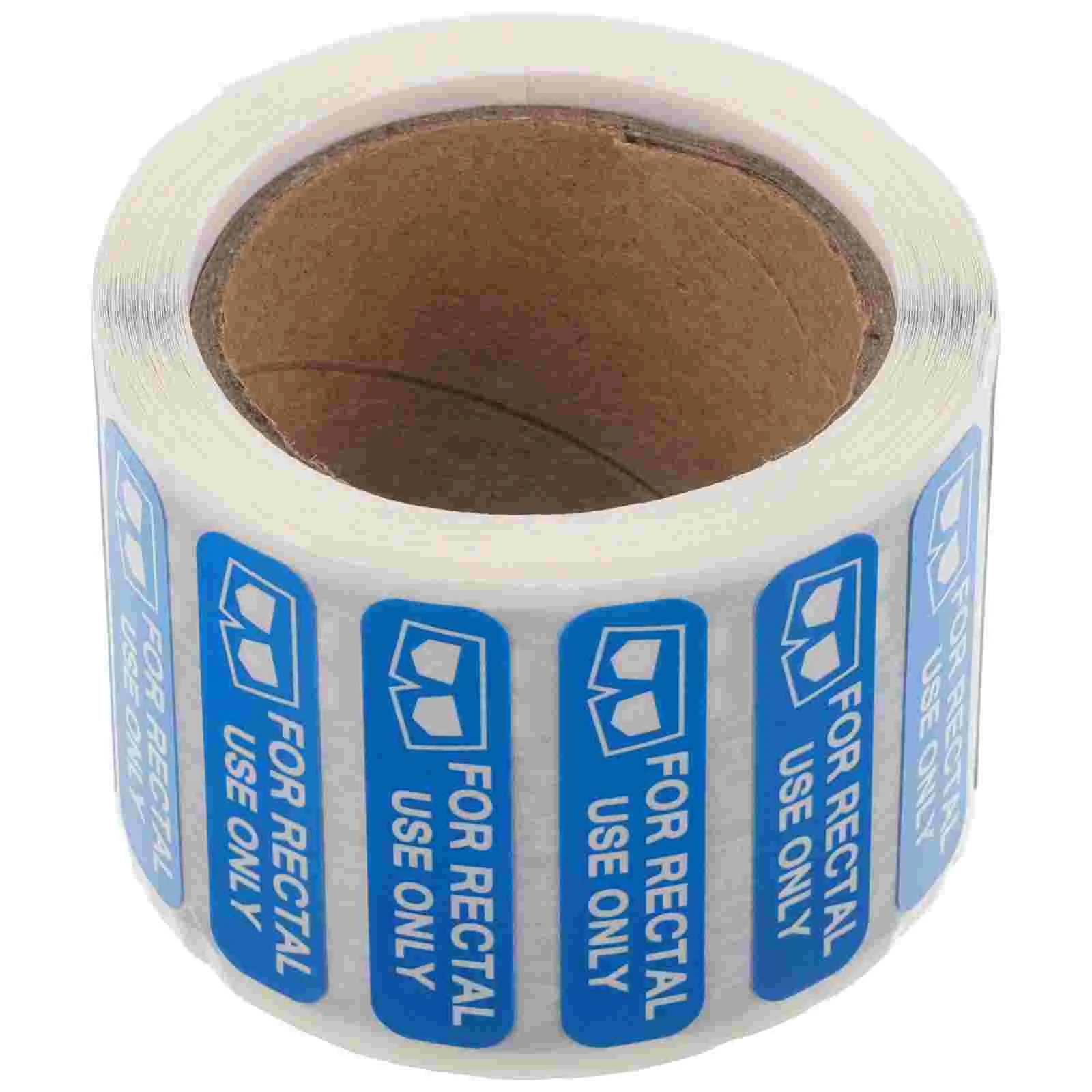 1 Roll Rectal Use Only Sticker Funny Joke Removable Label Novelty Stuffer Decal