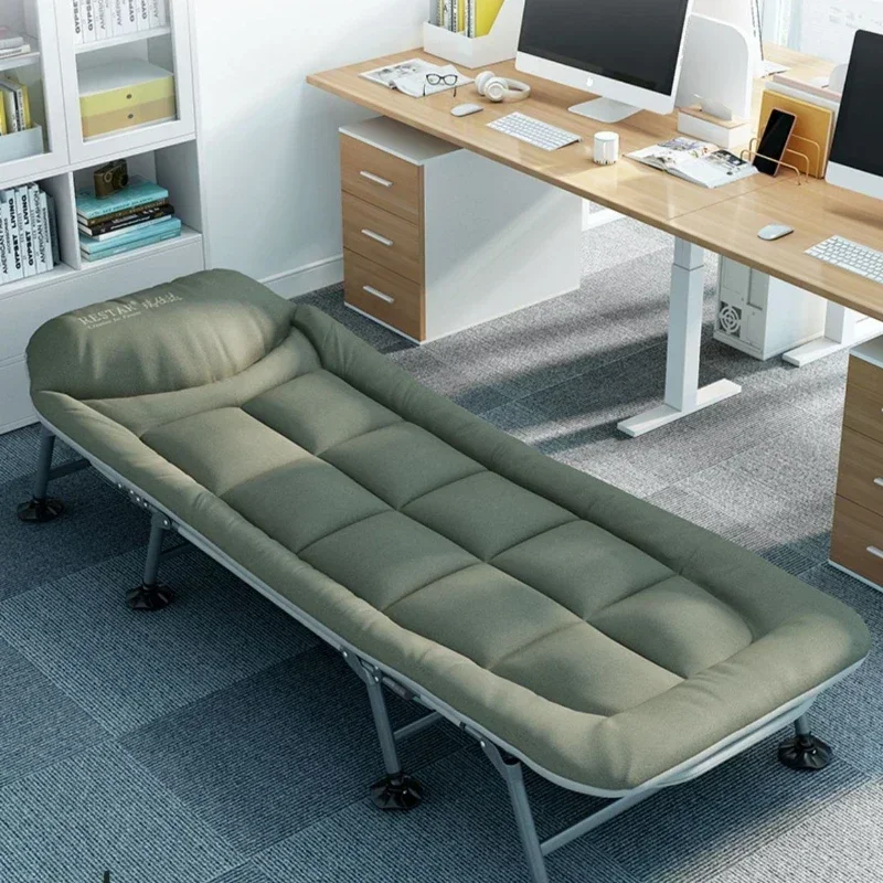 

z Simple Folding Recliner Chair 6 Gear Adjustment Reinforced Steel Pipe Construction Durable and Stable for Living Room