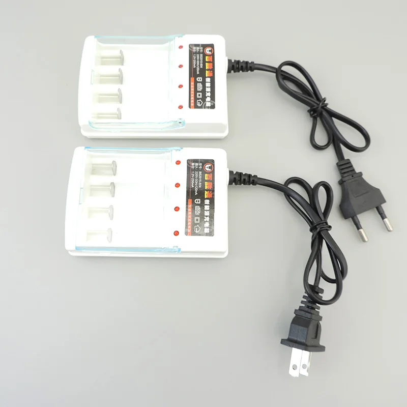 4-slots Charger AA/AAA Ni-cd Fast Charging Rechargeable Smart Battery Charger US/EU Plug For 1.2V Separate Charging j17