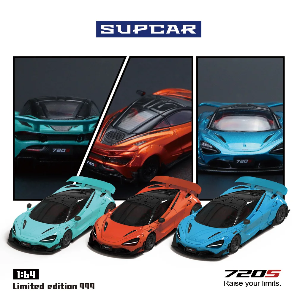 

*Предварительный заказ*SUPCAR 1:64 720S Имитационная модель автомобиля из сплава для коллекции, дисплея и подарка