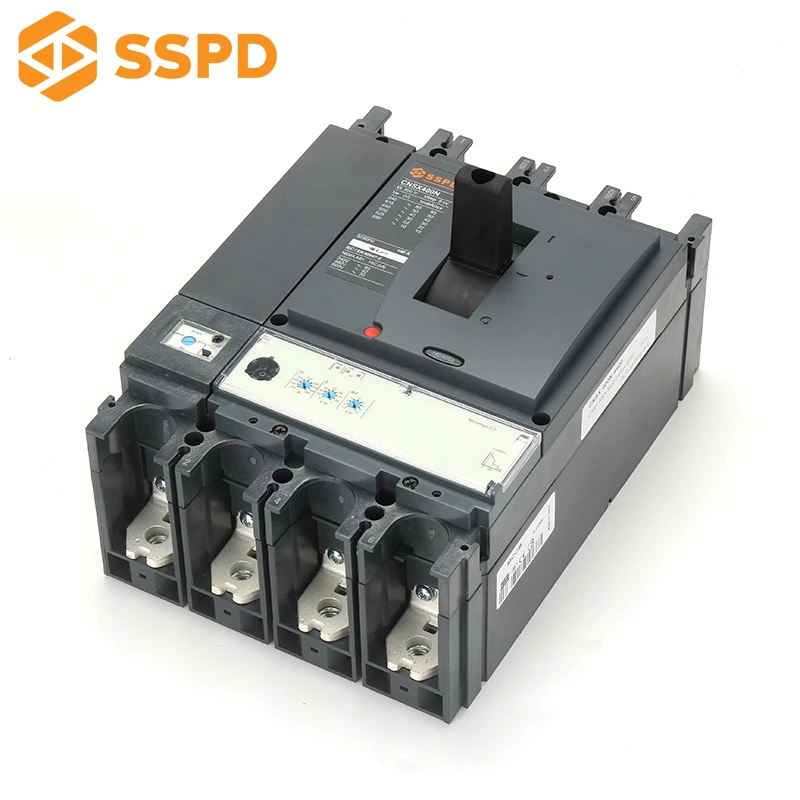 MSCNSX 4P 400A SSPD MCCB AC Moulded Case Circuit Breaker
