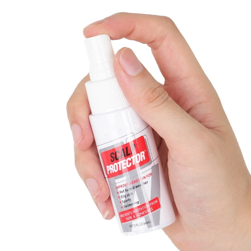 10 قطع من واقي البشرة مخصصة للشعار - 2 أونصة سائلة/60 مل تركيبة محسنة لمنع تهيج حماية فروة الرأس