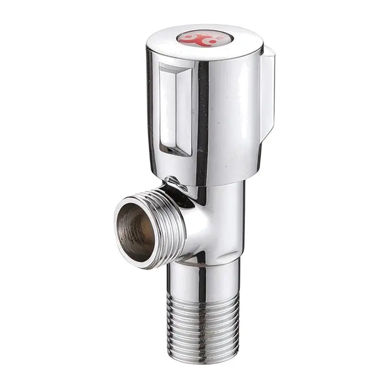 Thickened Stainless Steel Triangle Valve Cold Water Heater Toilet 4 Points One in Two Out Mixing Valve Switch Water Valve