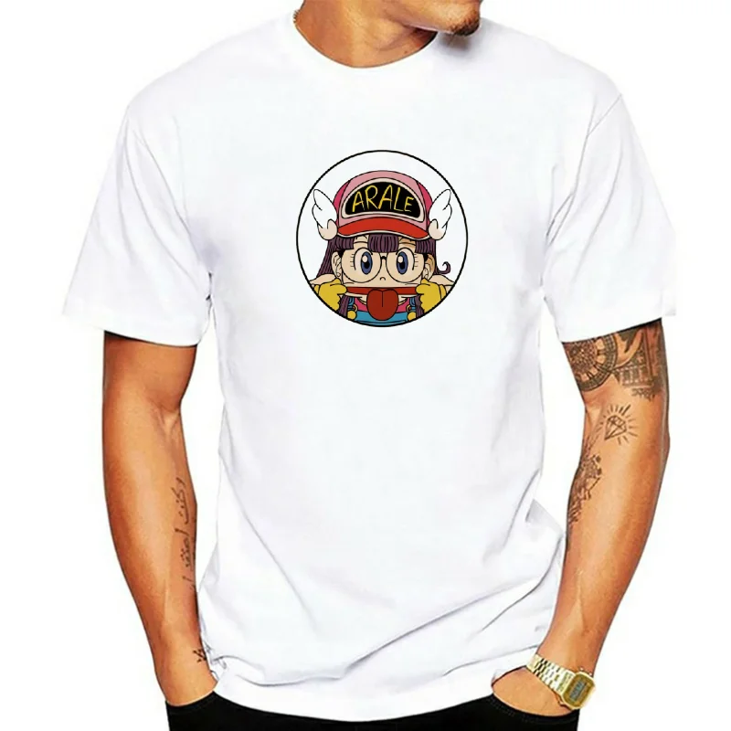 

Футболка Arale, женская японская женская повседневная облегающая футболка, дизайнерская одежда в стиле Харадзюку для девочек, моя тележка, женская одежда