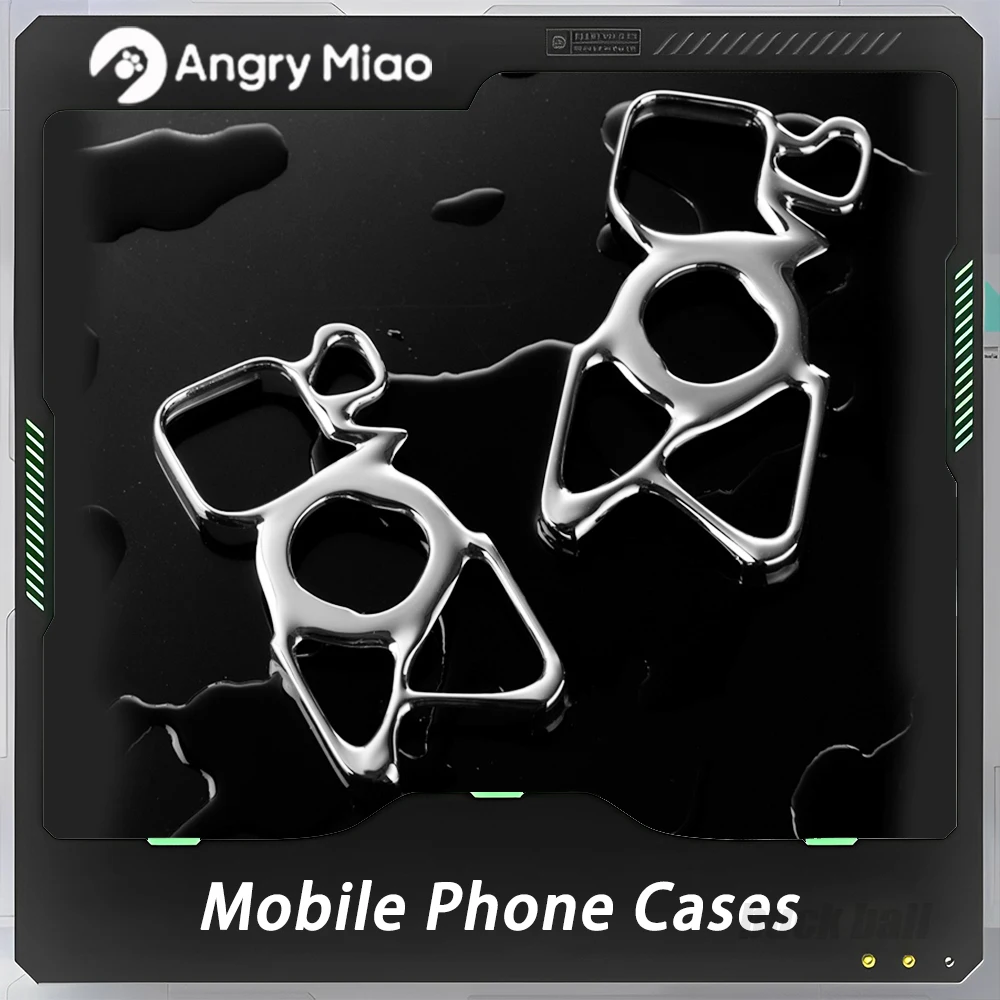 

Angry Miao Phone Cases Wireless Charging iPhone15 Pro Magsafe Magnetic iPhone15 Pro Max Cover Anti-drop Creative Case Smartphone